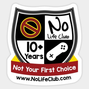 No Life Shield Sticker